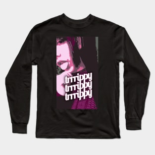 TRRRIPPY - Pink Tongue Long Sleeve T-Shirt